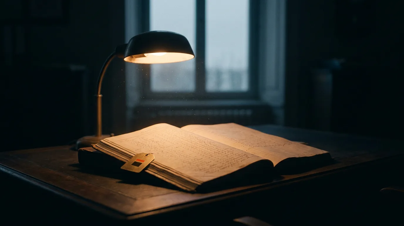 An open ledger sits under a single desk lamp at dawn, the exact numbers a startup launch checklist has to set before the tide comes in.